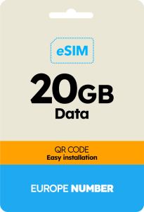eSIM 20GB Data