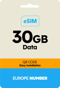 eSIM Europe 30GB