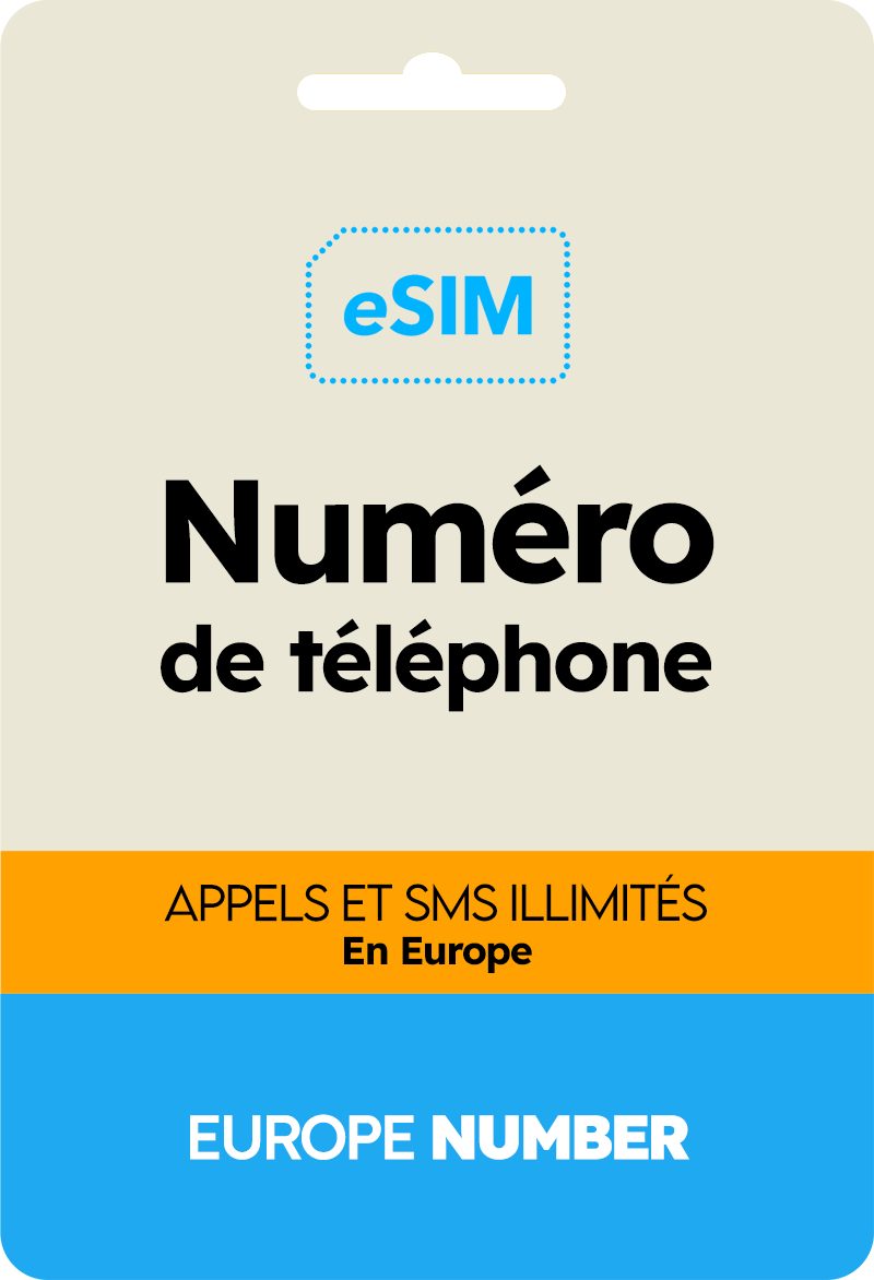 Temporary France Number eSIM